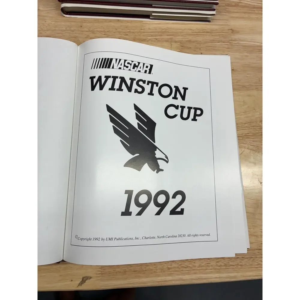 Vintage NASCAR Winston Cup Yearbook Collection 1989–1993 Complete 5 Volume
